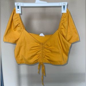 Ruched Crop Top